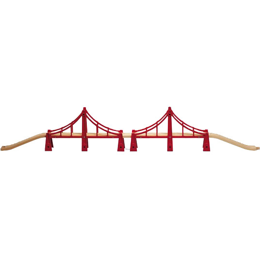 BRIO World - Dubbele hangbrug baan