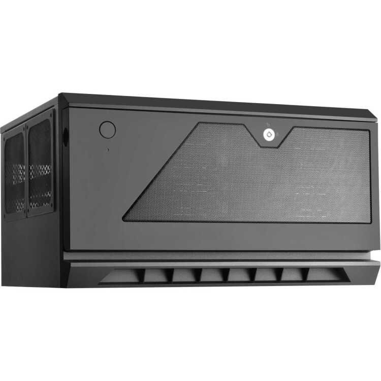 SilverStone CS381B v1.1 rack behuizing 2x USB-A 3.2 (5 Gbit/s), 2x Audio