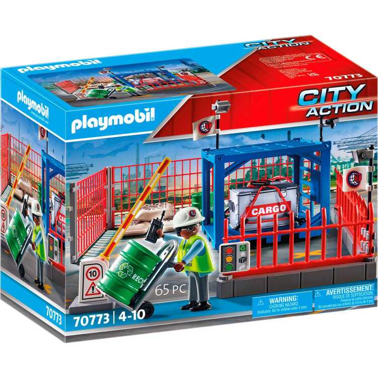 PLAYMOBIL City Action - Goederenmagazijn constructiespeelgoed 70773