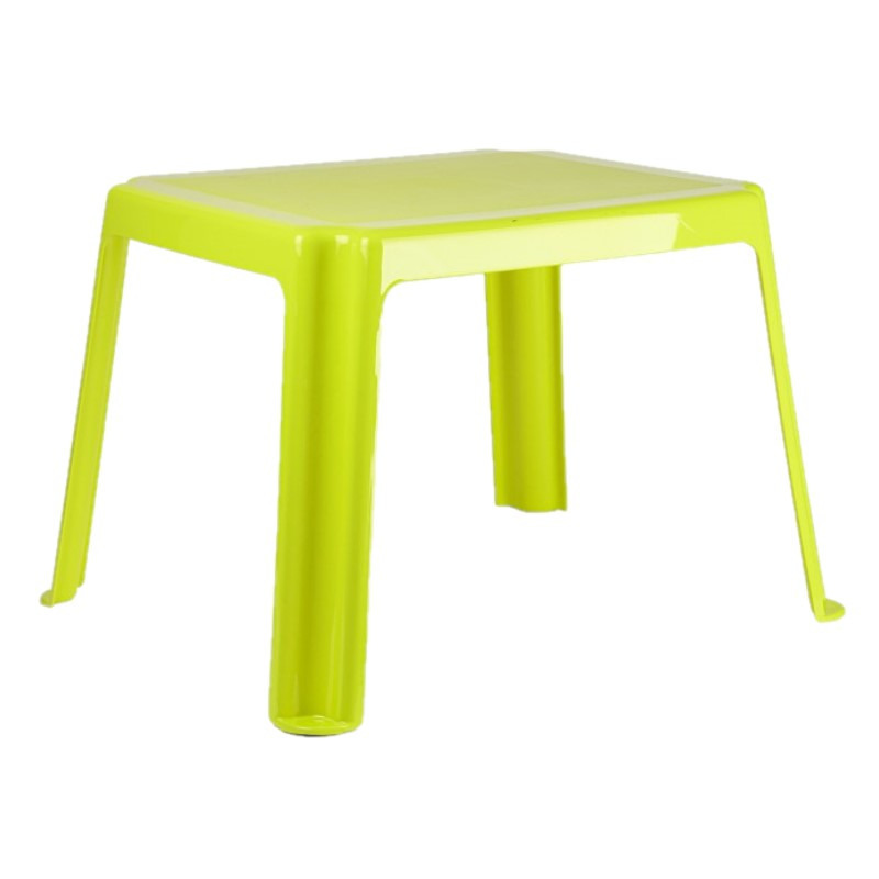 Kunststof kindertafel groen 55 x 66 x 43 cm -