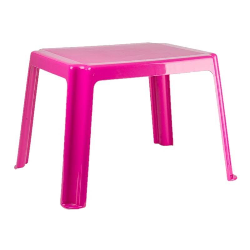 Kunststof kindertafel roze 55 x 66 x 43 cm -
