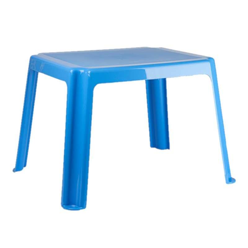 Kunststof kindertafel blauw 55 x 66 x 43 cm -