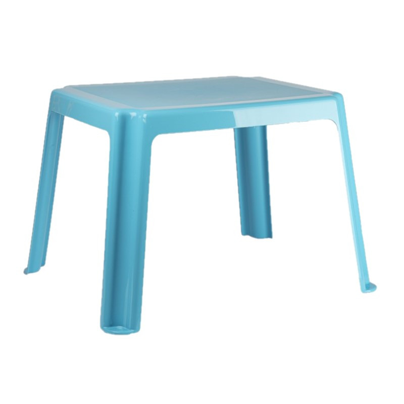 Kunststof kindertafel licht blauw 55 x 66 x 43 cm -