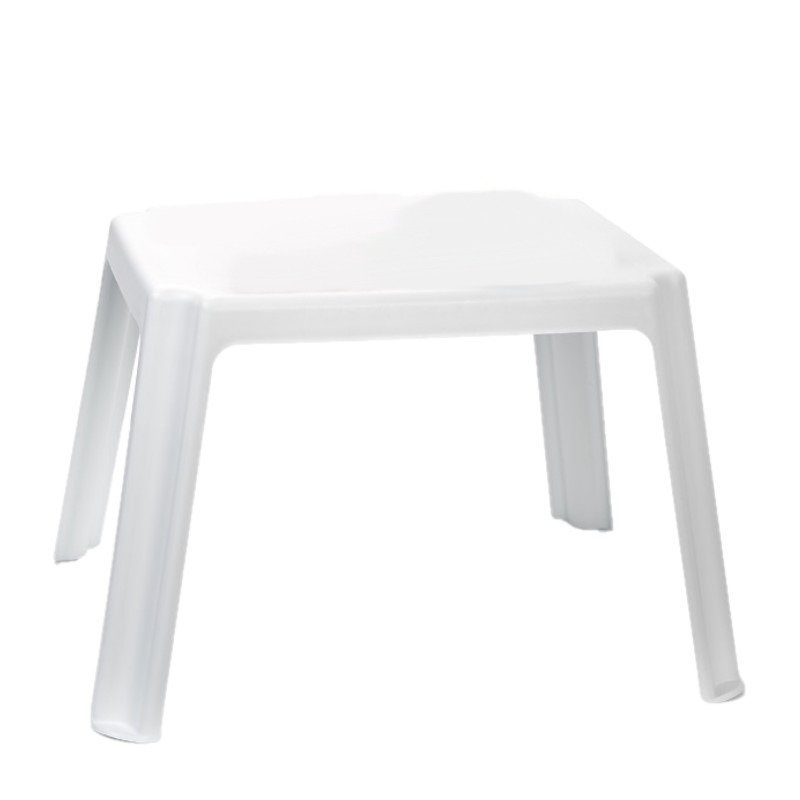 Kunststof kindertafel wit 55 x 66 x 43 cm -