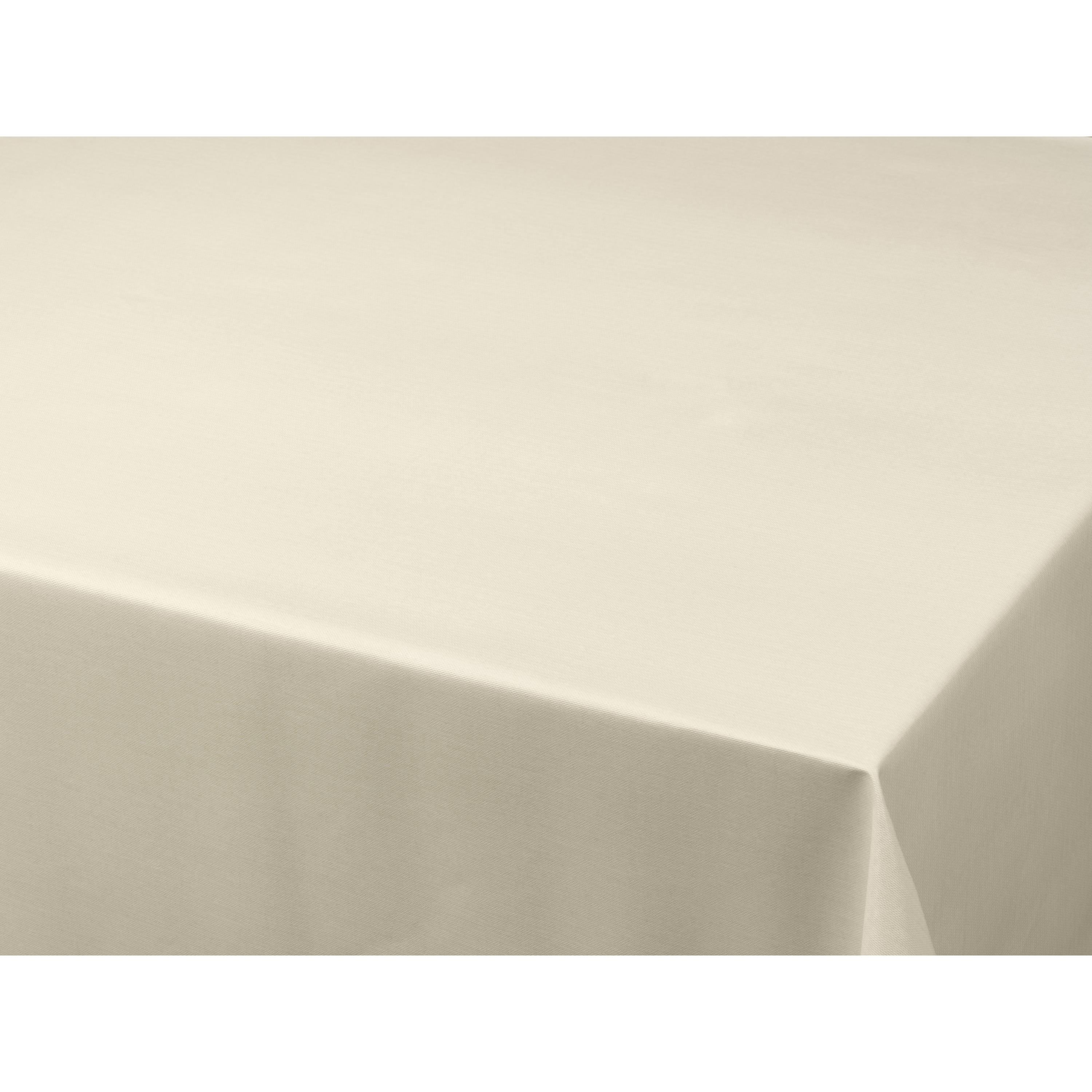 Tafelzeil/tafelkleed gemeleerd creme look 140 x 300 cm -