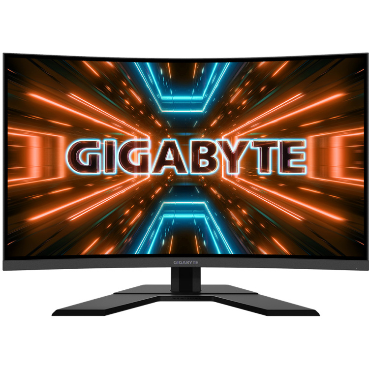 GIGABYTE G32QC A gaming monitor 2x HDMI, 1x DisplayPort, 2x USB-A, 1x USB-B, 165 Hz