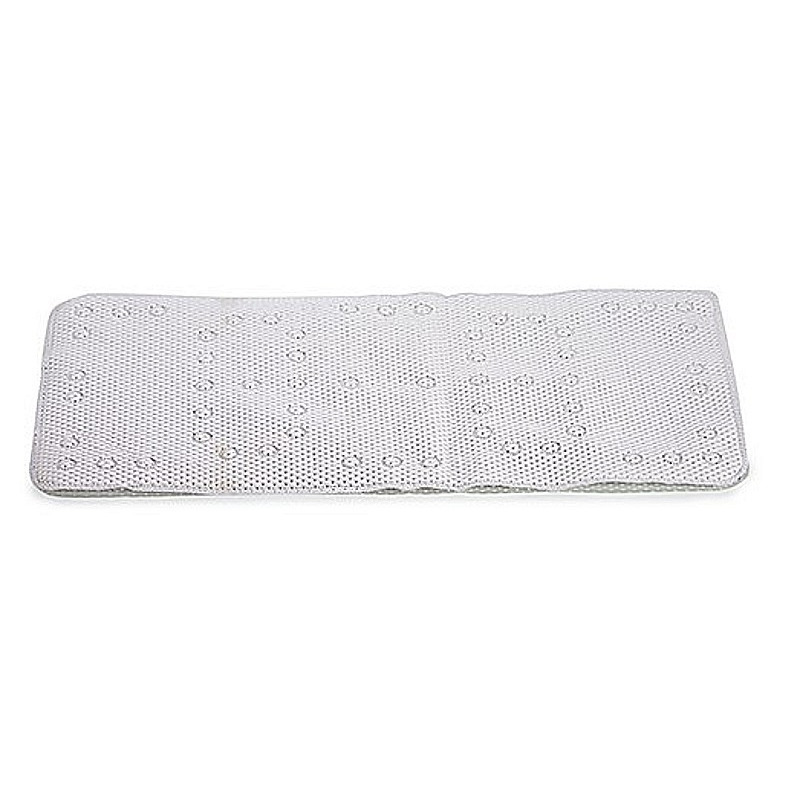 Badmat/douchemat anti-slip melkwit 43 x 90 cm -