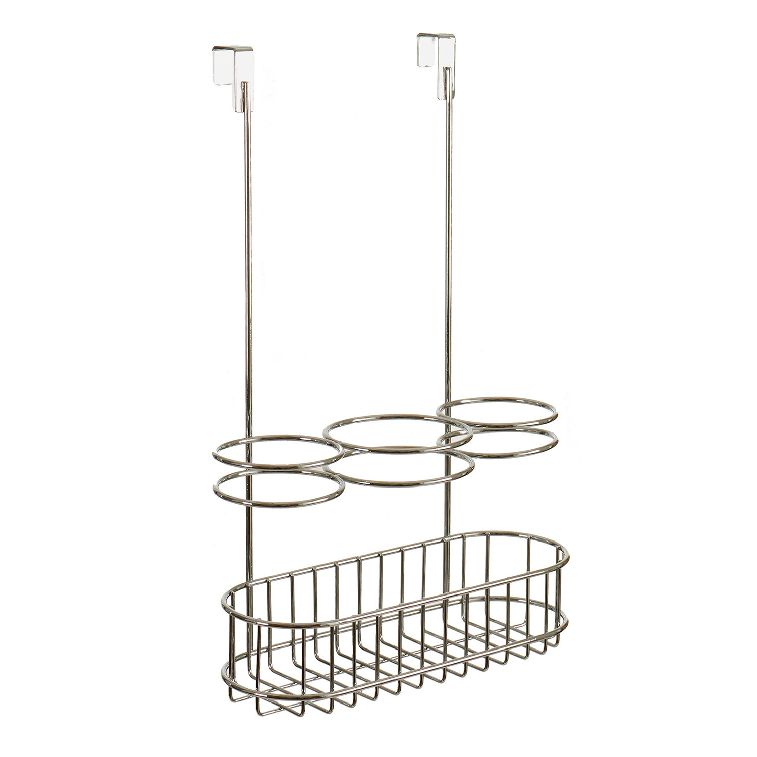 Badkamerdeur ophangrek chroom 27 x 41 cm -