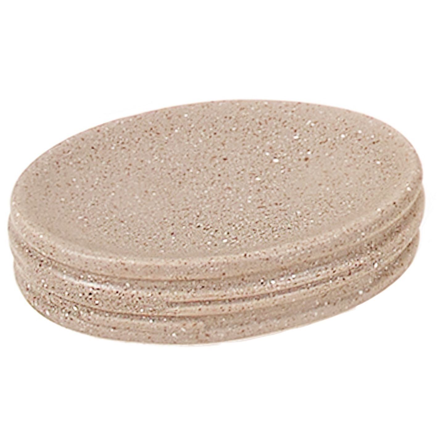 Zeephouder/zeepbakje creme keramiek 13 cm -