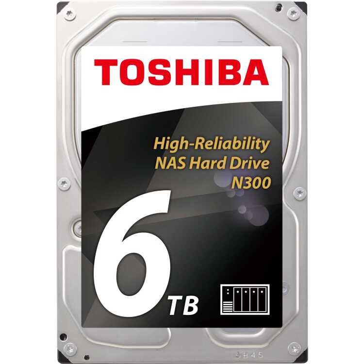 Toshiba N300 6 TB harde schijf HDWG460UZSVA, SATA/600, 24/7