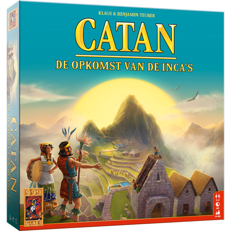 999 Games Catan: De Opkomst van de Inca's bordspel Nederlands, 3 - 4 spelers, 90 minuten, Vanaf 12 jaar