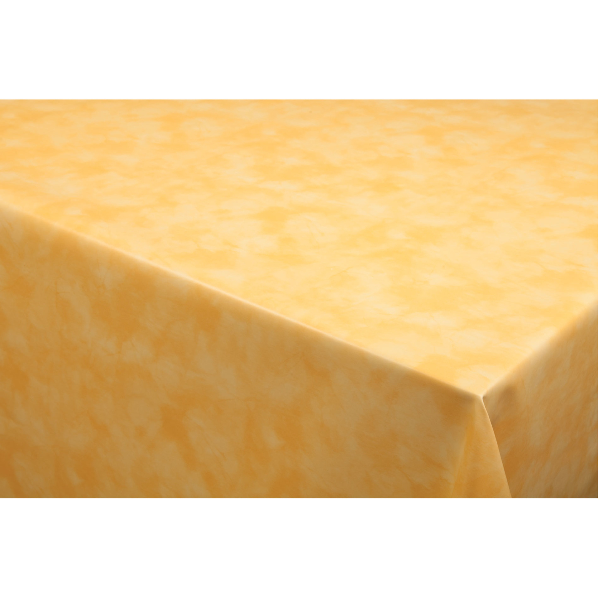 Tafelzeil/tafelkleed gemeleerd geel 140 x 180 cm -