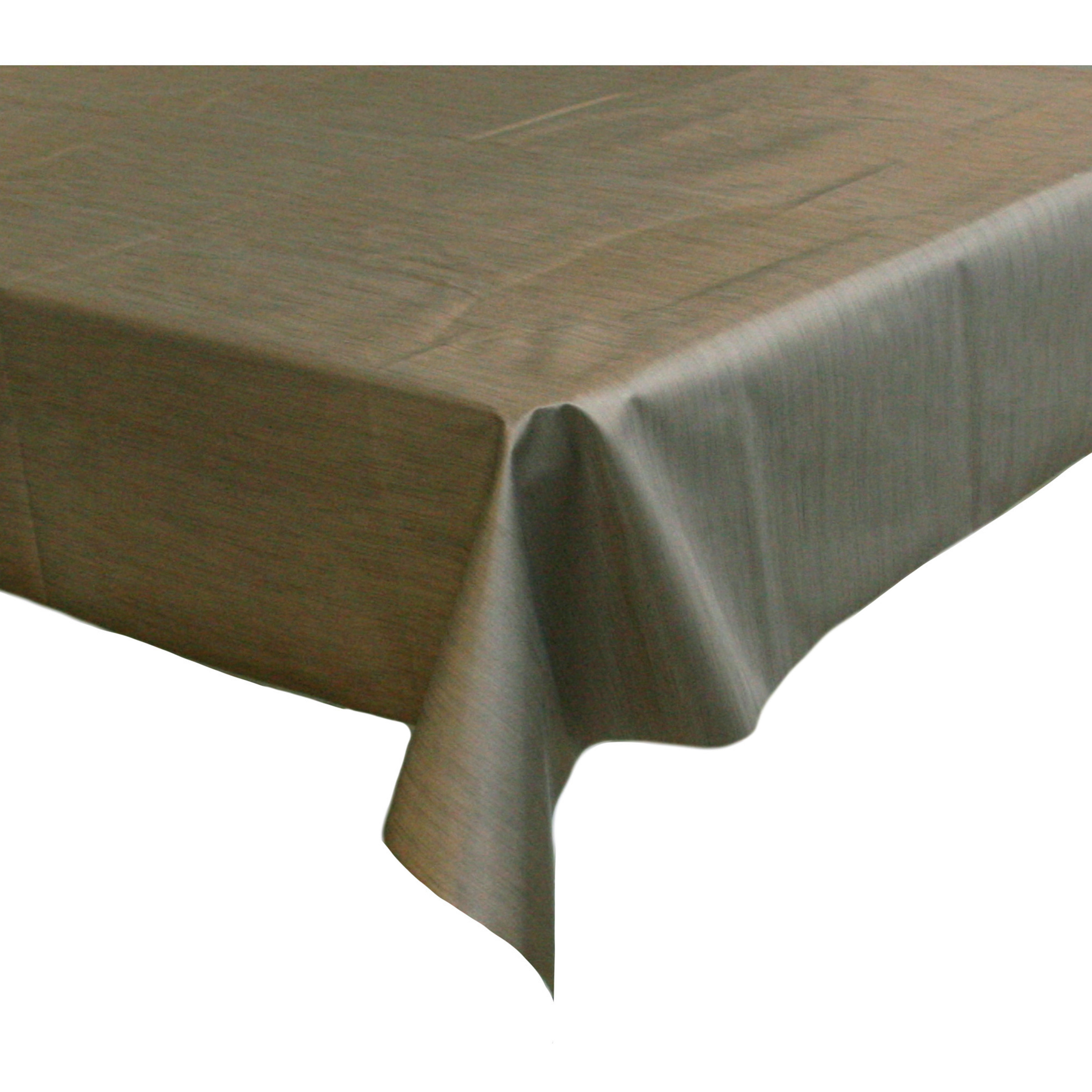 Bellatio Design Tafelkleed - brons - metallic look - 140 x 180 cm -