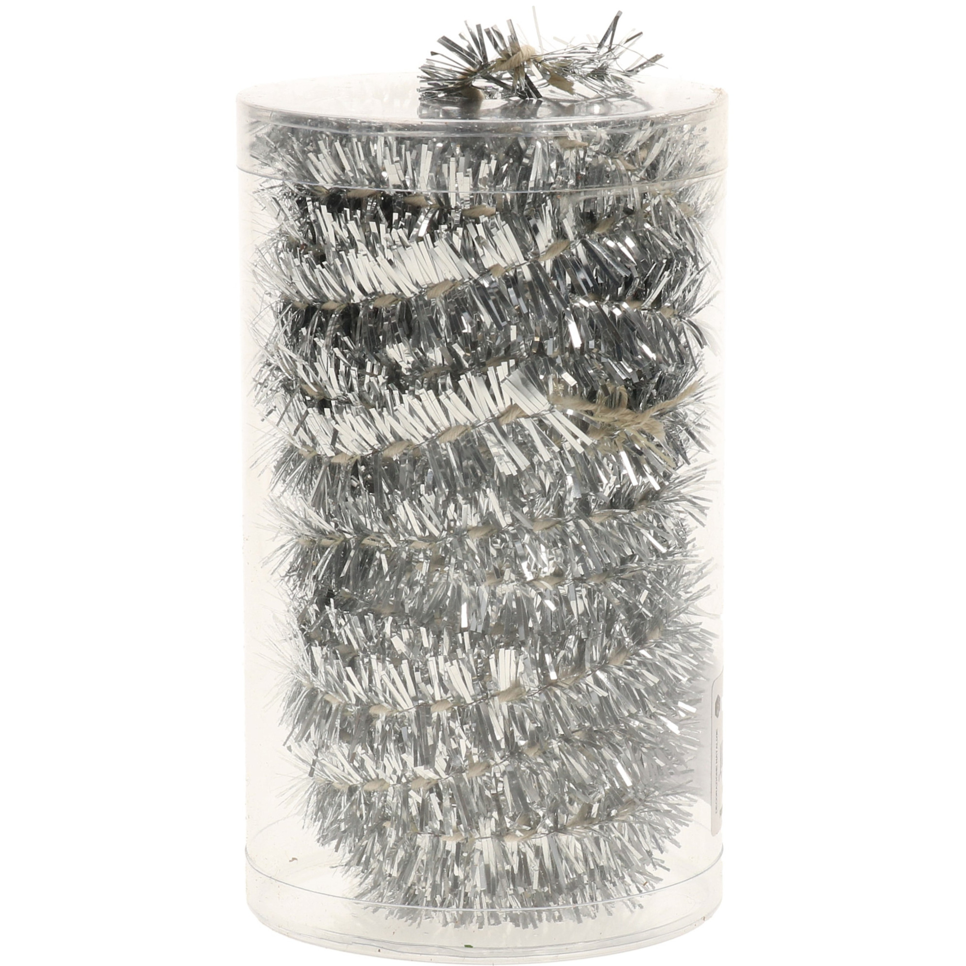 Kerstslinger folie slingers - zilver - folie - 20 meter - extra lang - kerstversiering -