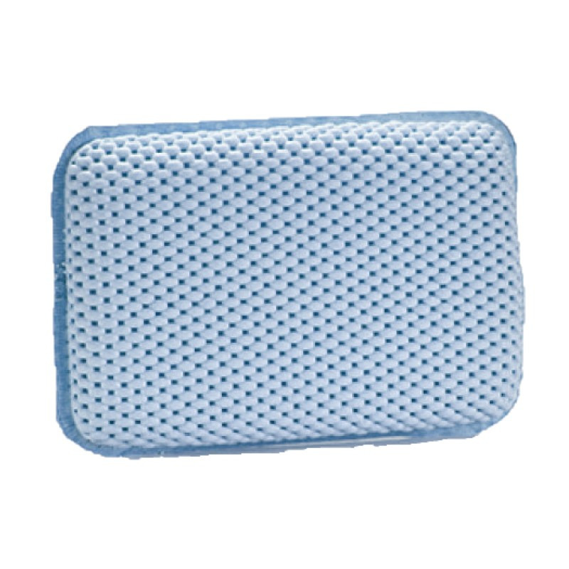 Badkussen anti-slip blauw 29 cm -