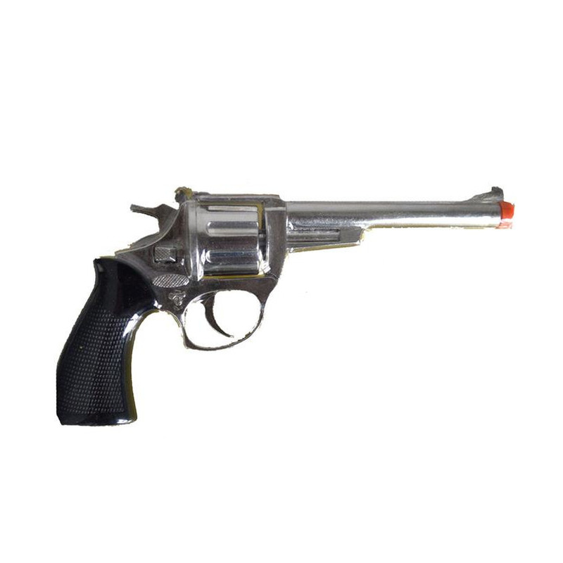 Speelgoed revolver - 8 schots - metaal - verkleed pistool -