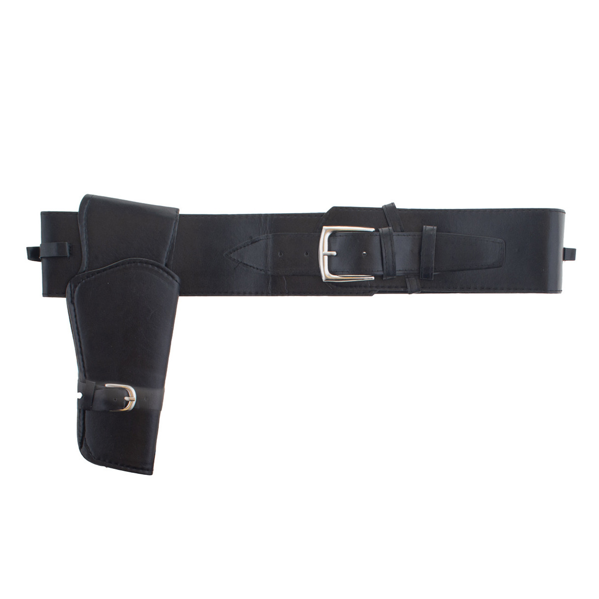 Verkleed cowboy holster voor een revolver/pistool - holsterriem - volwassenen - carnaval -