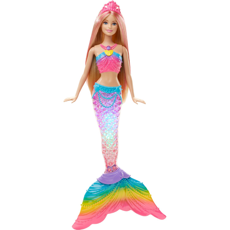 Mattel Dreamtopia Rainbow Lights Mermaid Doll pop Regenboog lichtjes zeemeermin