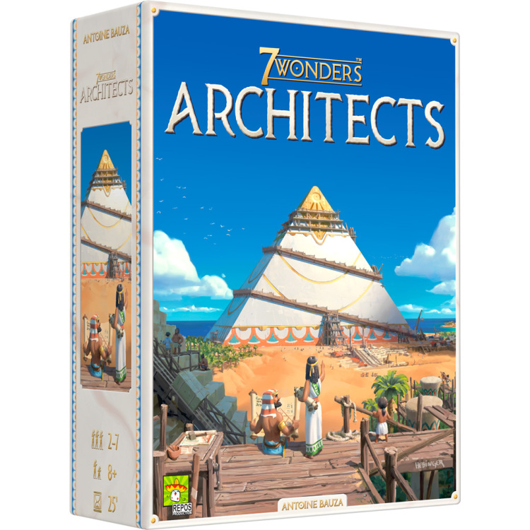Asmodee 7 Wonders: Architects bordspel Nederlands, 2 - 7 spelers, 25 minuten, Vanaf 8 jaar