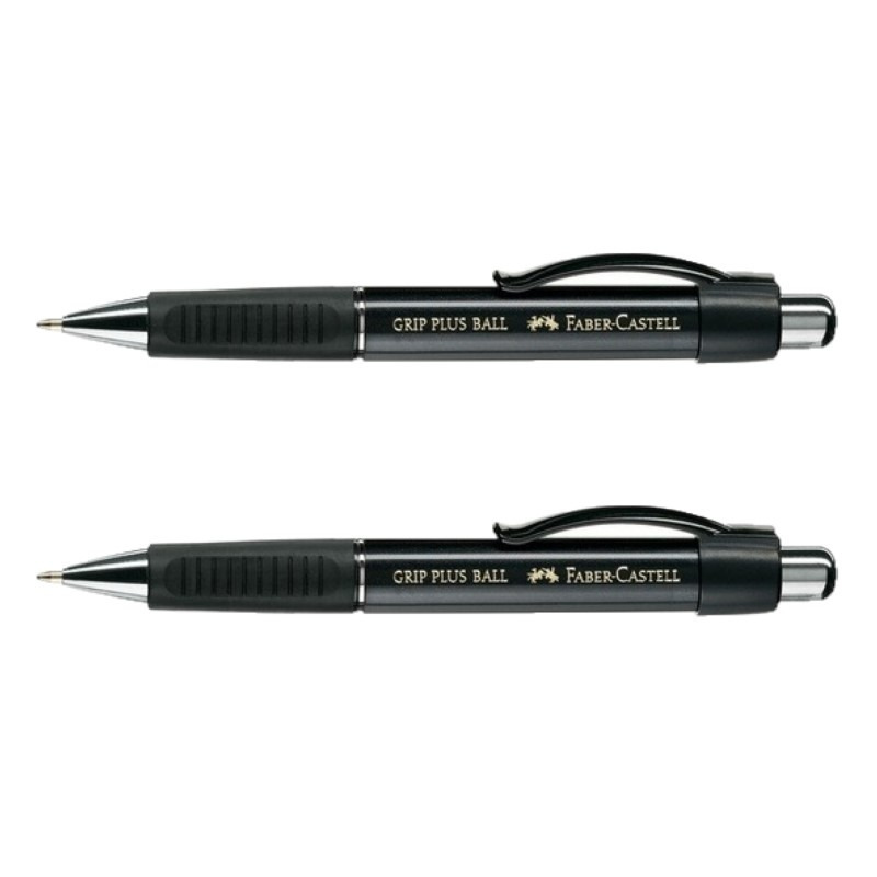 Set van 2x stuks fabel Castell Grip plus luxe balpennen zware kwaliteit -