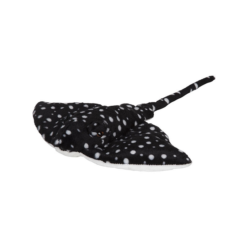 Pluche knuffeldier - gevlekte adelaars rog - 36 cm -
