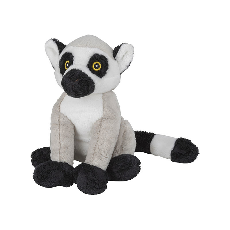 Pluche knuffel ringstaart maki aap van 19 cm -