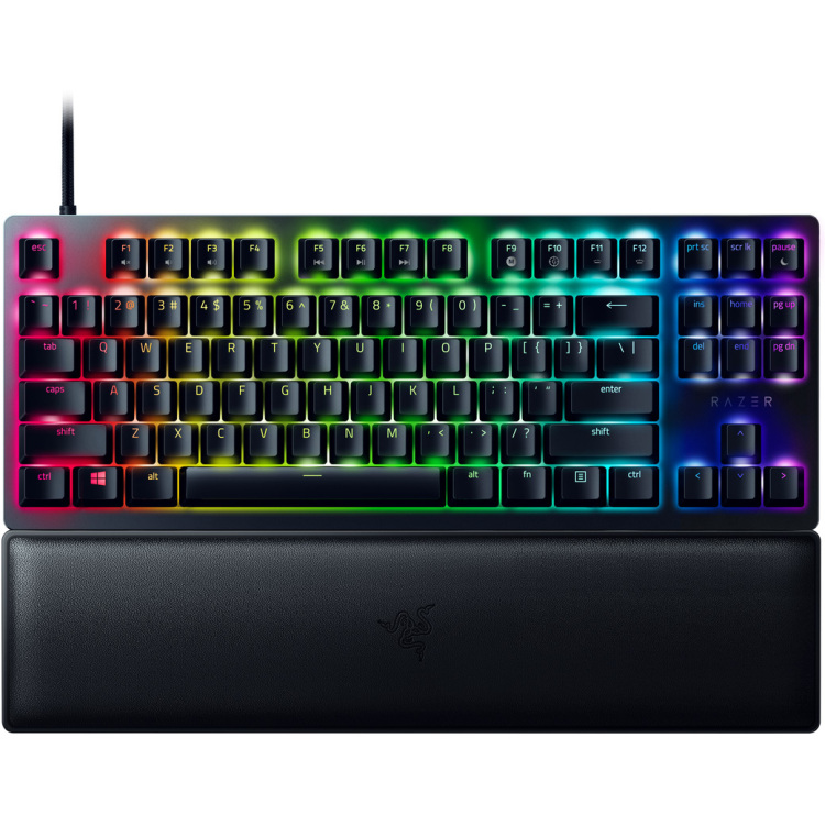Razer Huntsman V2 TKL gaming toetsenbord RGB leds, TKL, Double Shot PBT