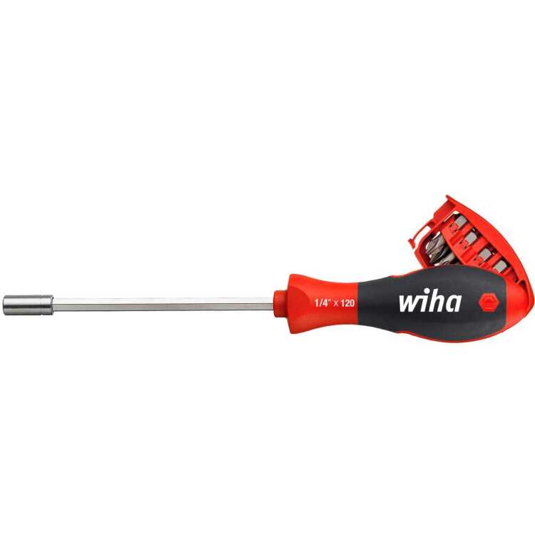 Wiha Schroevendraaier met bitmagazijn magnetisch schroevendraaier met 8 bits