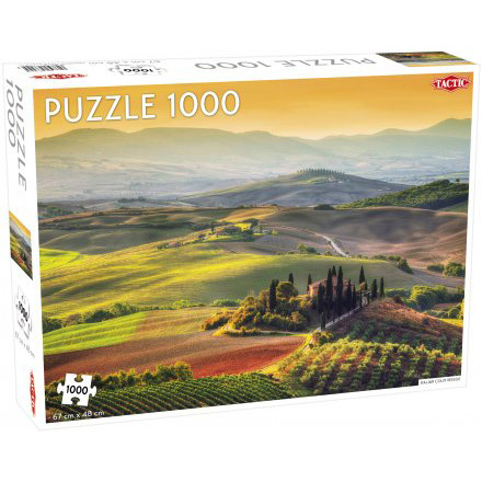 Tactic Puzzel Landscape: Italian Countryside puzzel 1000 stukjes