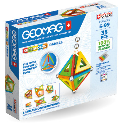 GEOMAG Supercolor Recycled constructiespeelgoed 35-delig