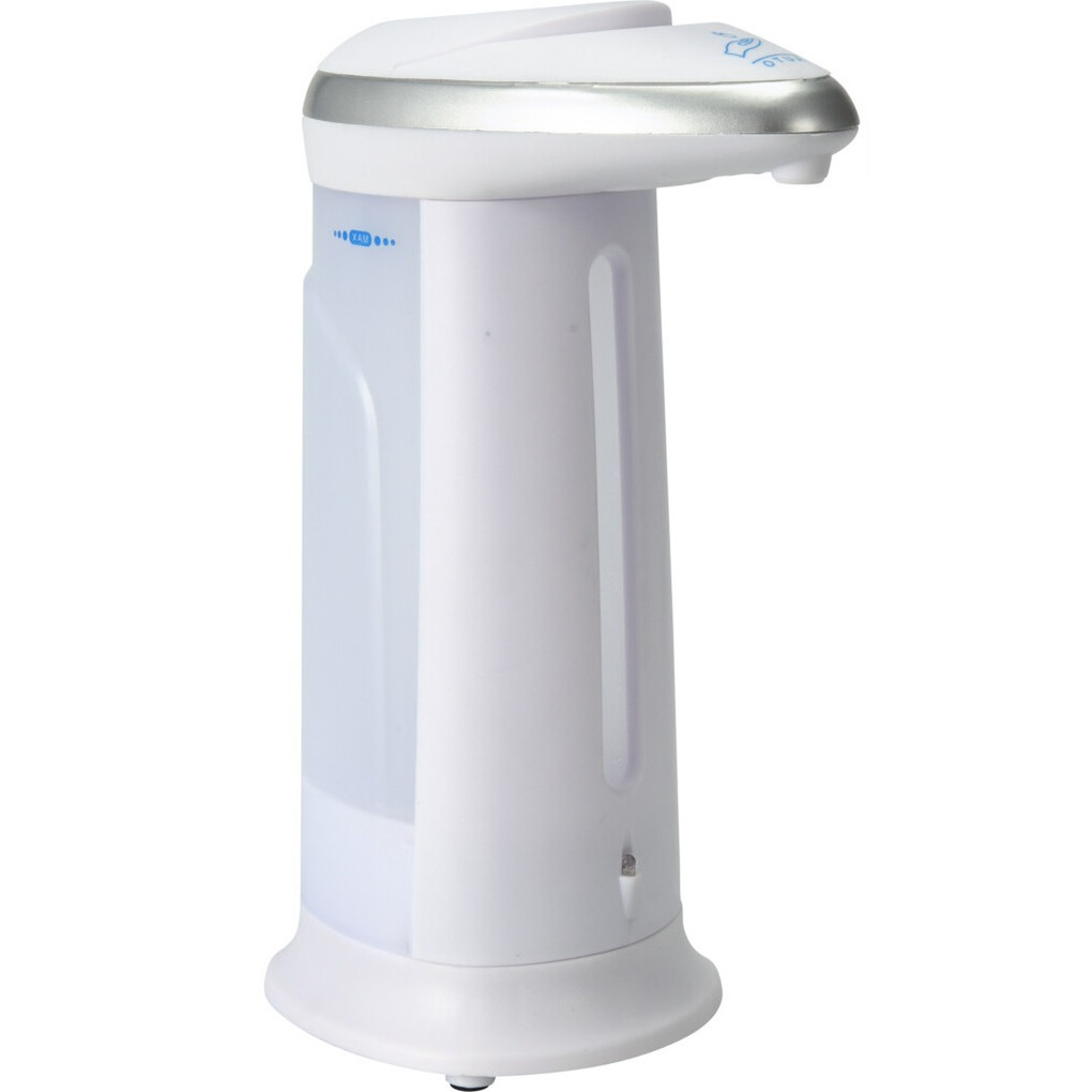 Zeep dispenser - met sensor - wit - 330 ml - 21 cm - geldispenser -