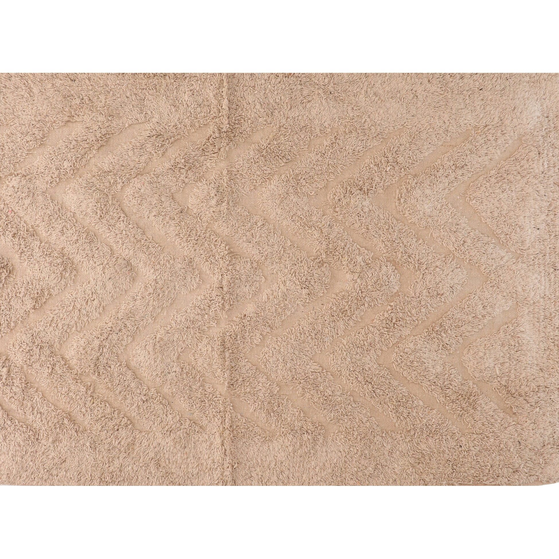 Badmat/badkamerkleed taupe 80 x 50 cm rechthoekig -