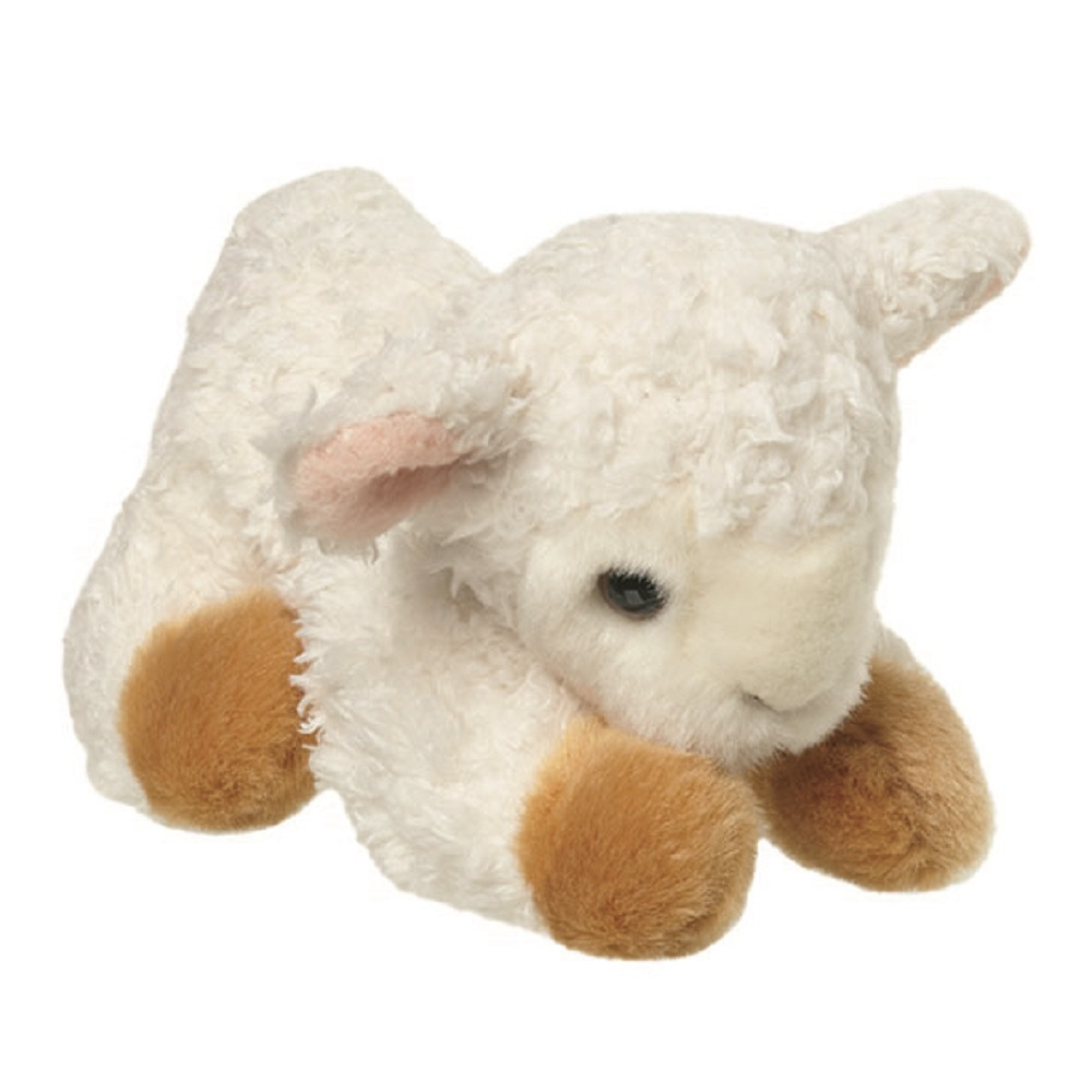 Pluche kleine schaap/Lammetje knuffel van 14 cm -