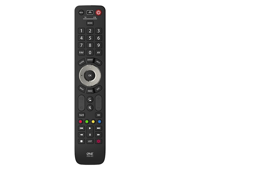 OneForAll URC7125 Afstandsbediening Zwart