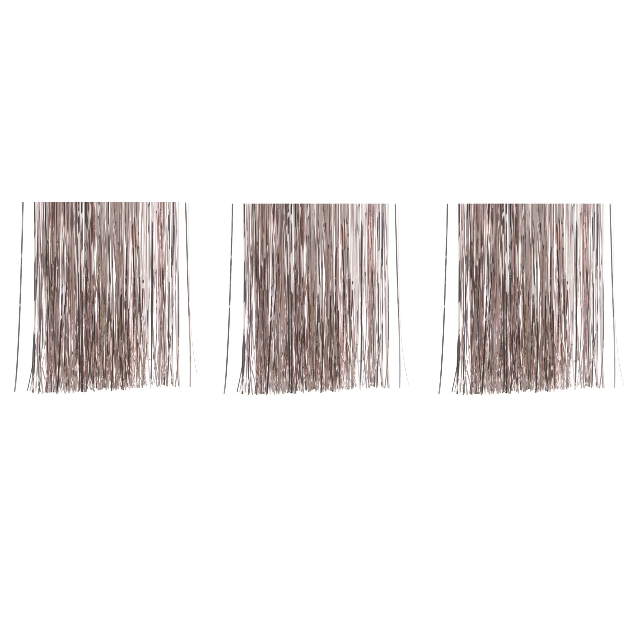 10x zakjes lametta engelenhaar poeder roze (blush) 50 x 40 cm -