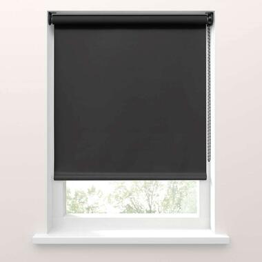 Fenstr rolgordijn lichtdoorlatend antraciet - 270x190 cm - Leen Bakker