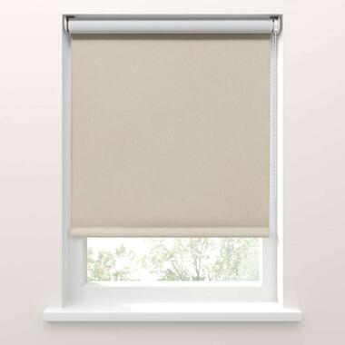 Fenstr rolgordijn verduisterend beige met structuur - 100x190 cm - Leen Bakker