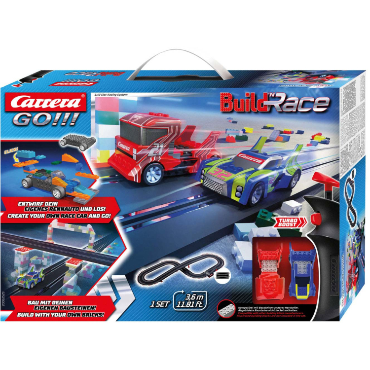 Carrera GO!!! Build 'n Race - Racing Set 3,6 racebaan