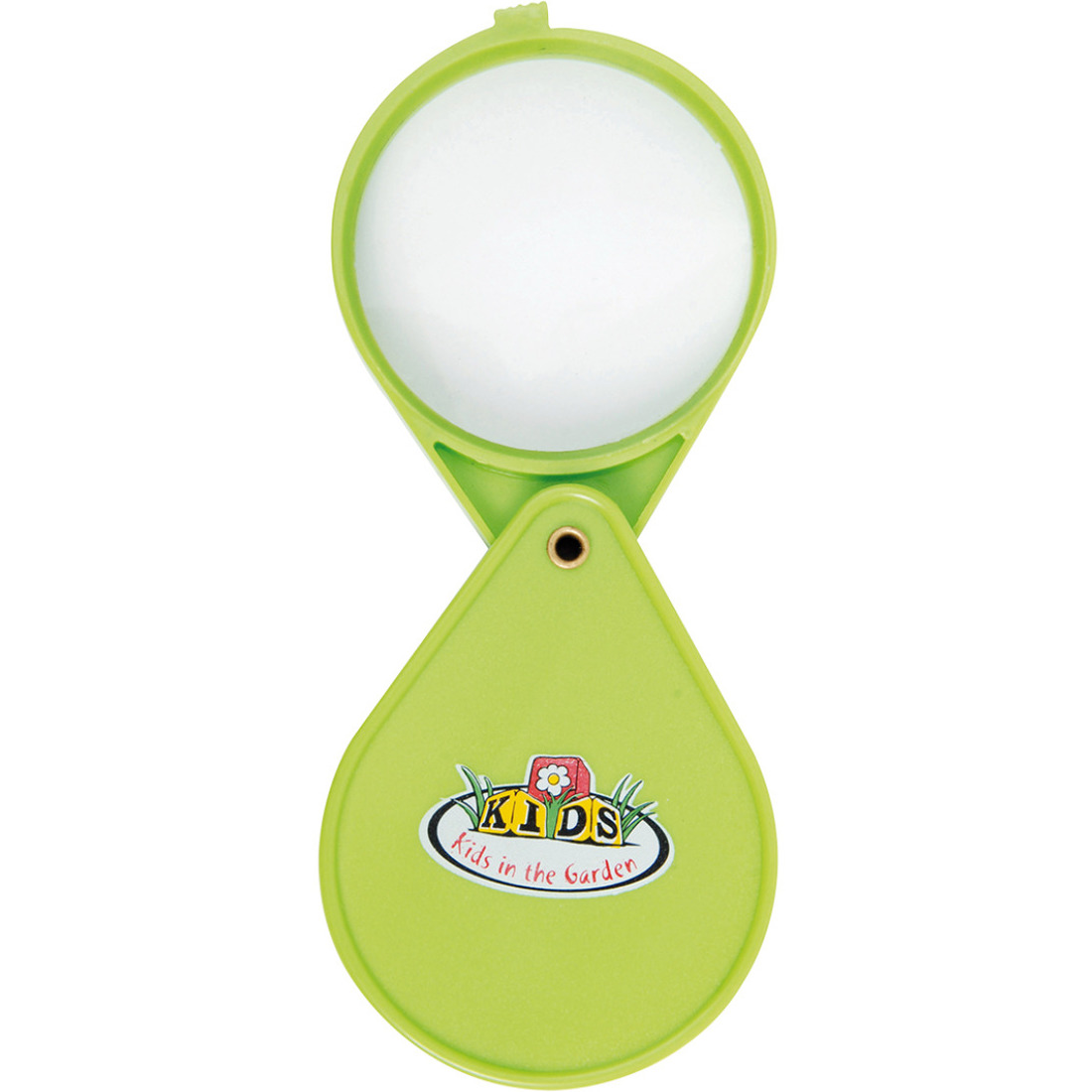 Kunststof vergrootglas/loep inklapbaar 6 x 15 cm voor kinderen -