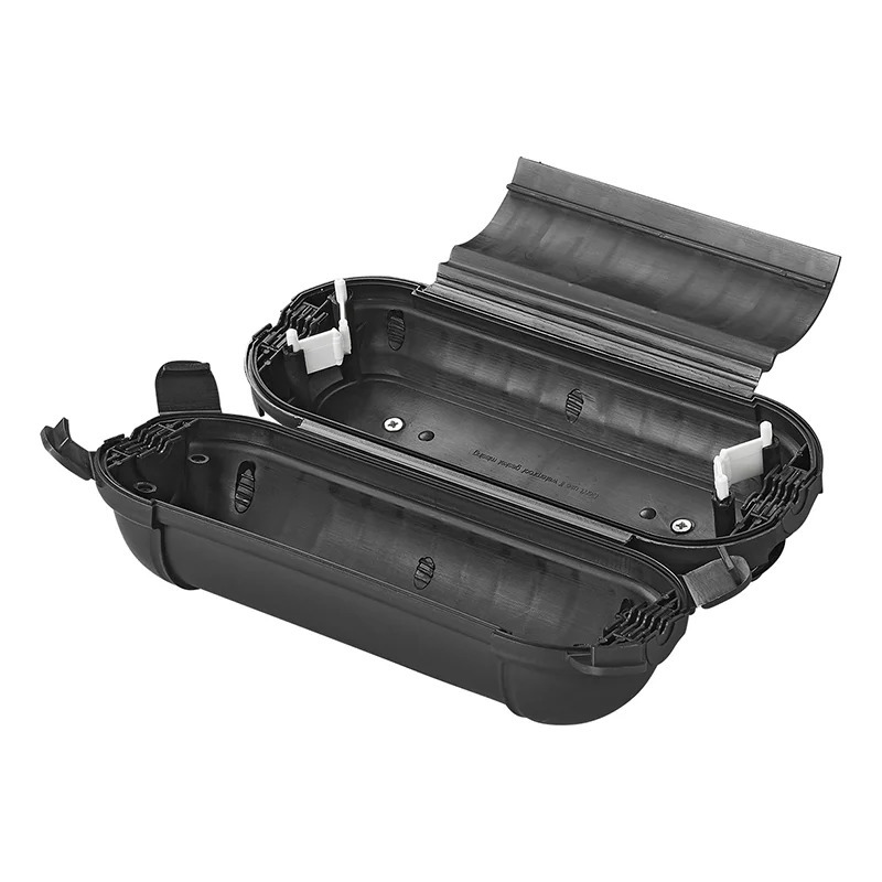 Stekkersafe / veiligheidsbox / bescherming stekkerverbindingen IP44 kunststof zwart 21 x 8 x 8,5 cm -