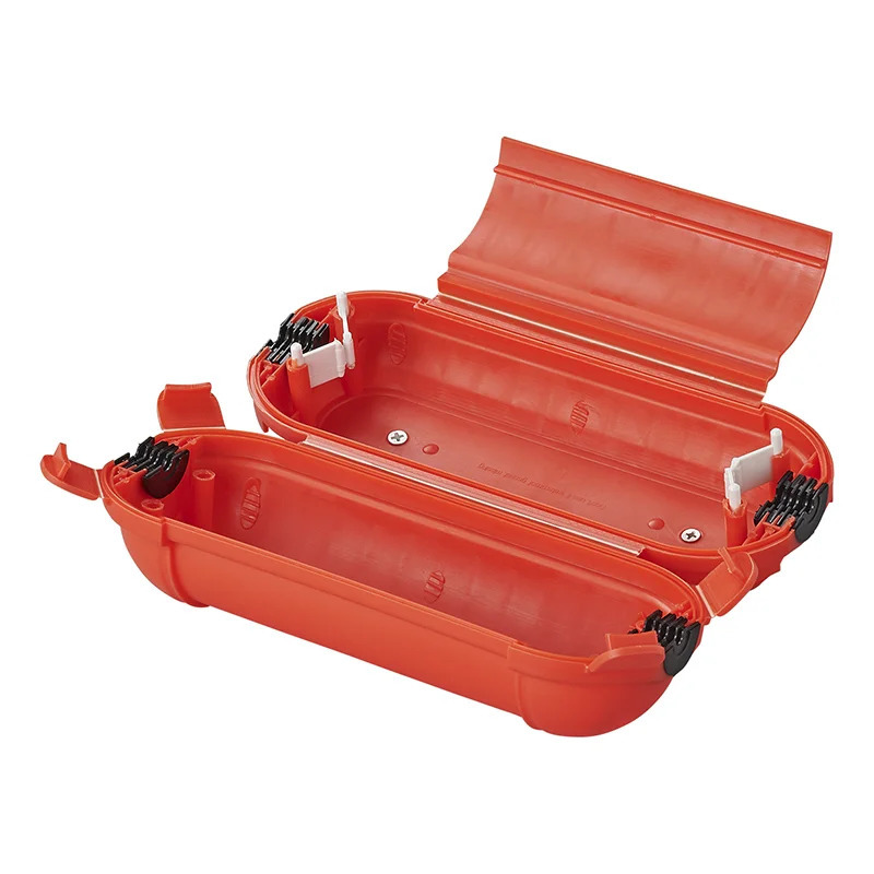 Stekkersafe / veiligheidsbox / bescherming stekkerverbindingen IP44 kunststof rood 21 x 8 x 8,5 cm -