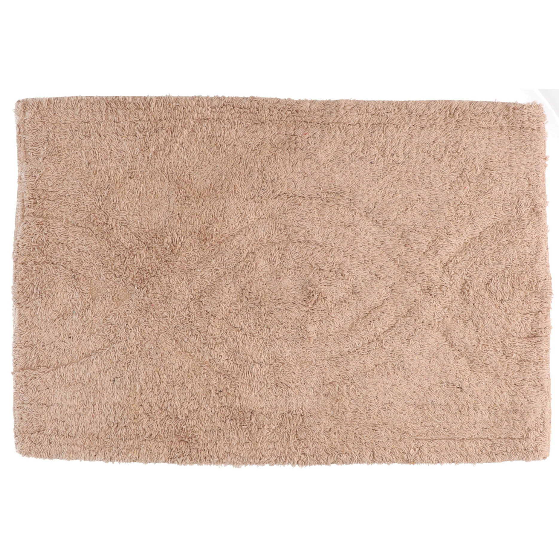 Badmat/badkamerkleed bruin 80 x 50 cm rechthoekig -
