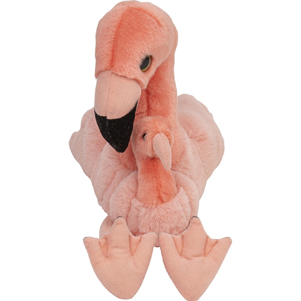 Pluche familie Flamingos knuffels van 22 cm -
