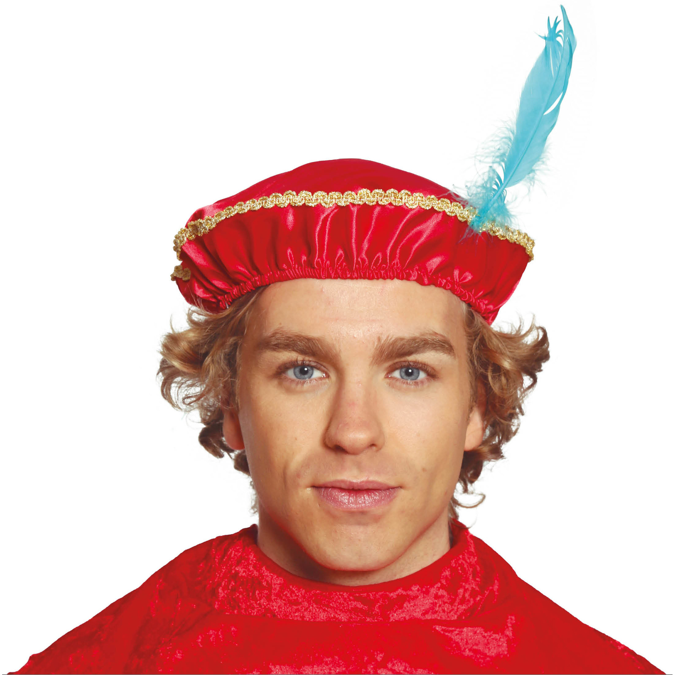 Pietenmuts/baret rood voor volwassenen -