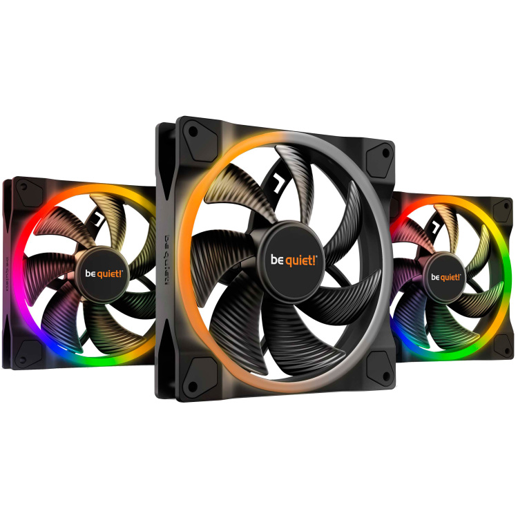 be quiet! Light Wings PWM 140 mm Triple Pack case fan 3 stuks, 4-pin PWM fan-connector