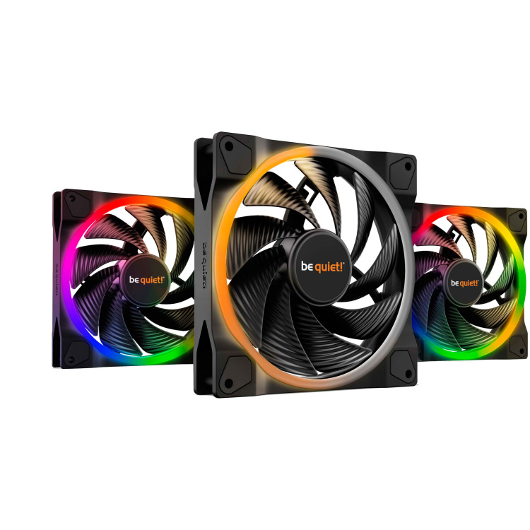be quiet! Light Wings PWM 140 mm high-speed Triple Pack case fan 3 stuks, 4-pin PWM fan-connector