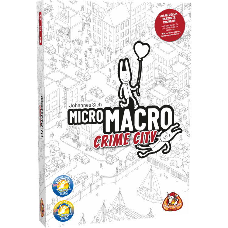 White Goblin Games MicroMacro: Crime City bordspel Nederlands, 1 - 4 spelers, 15 - 45 minuten, Vanaf 12 jaar