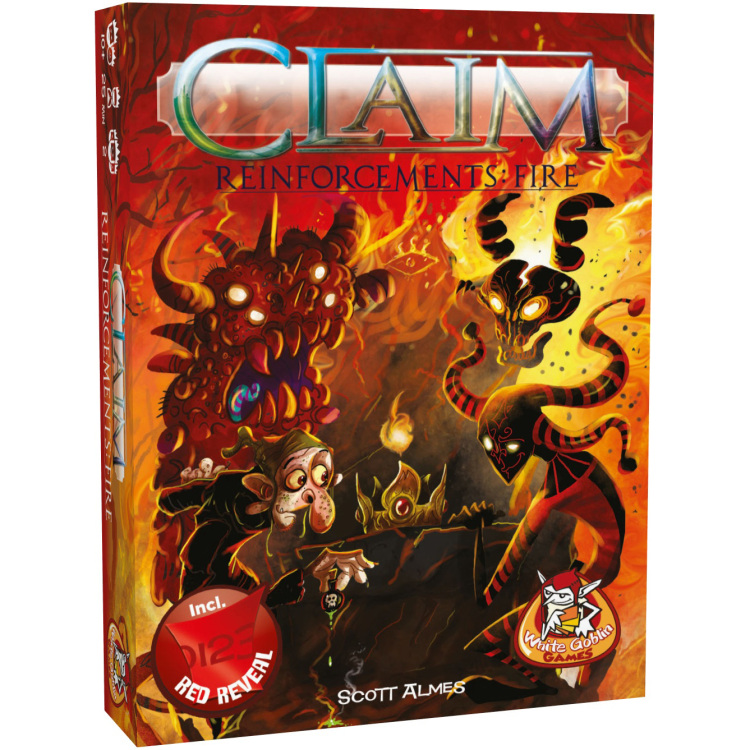 White Goblin Games Claim Reinforcements: Fire kaartspel Nederlands, Uitbreiding, 2 spelers, 25 minuten, Vanaf 10 jaar