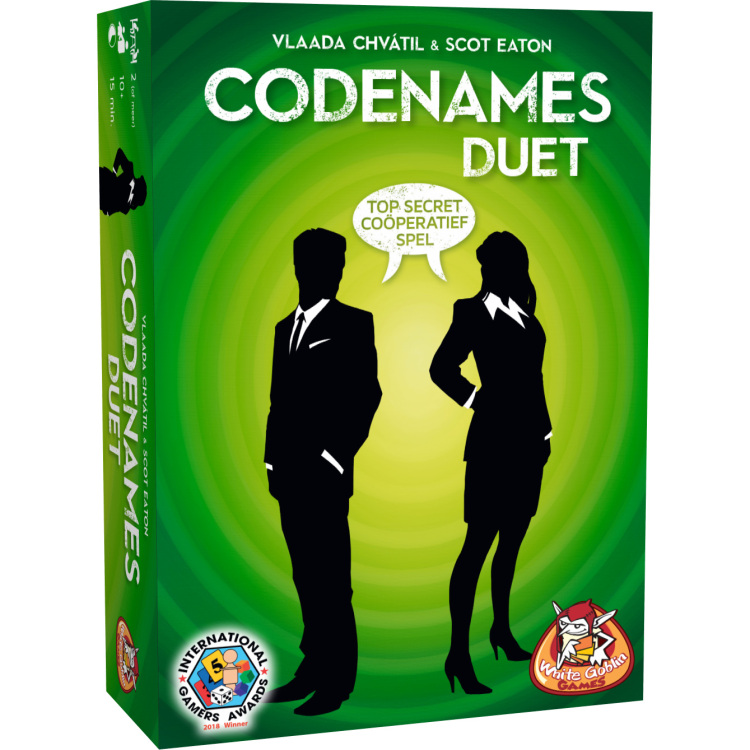 White Goblin Games Codenames: Duet XXL partyspel Nederlands, 2 spelers, 15 minuten, Vanaf 10 jaar