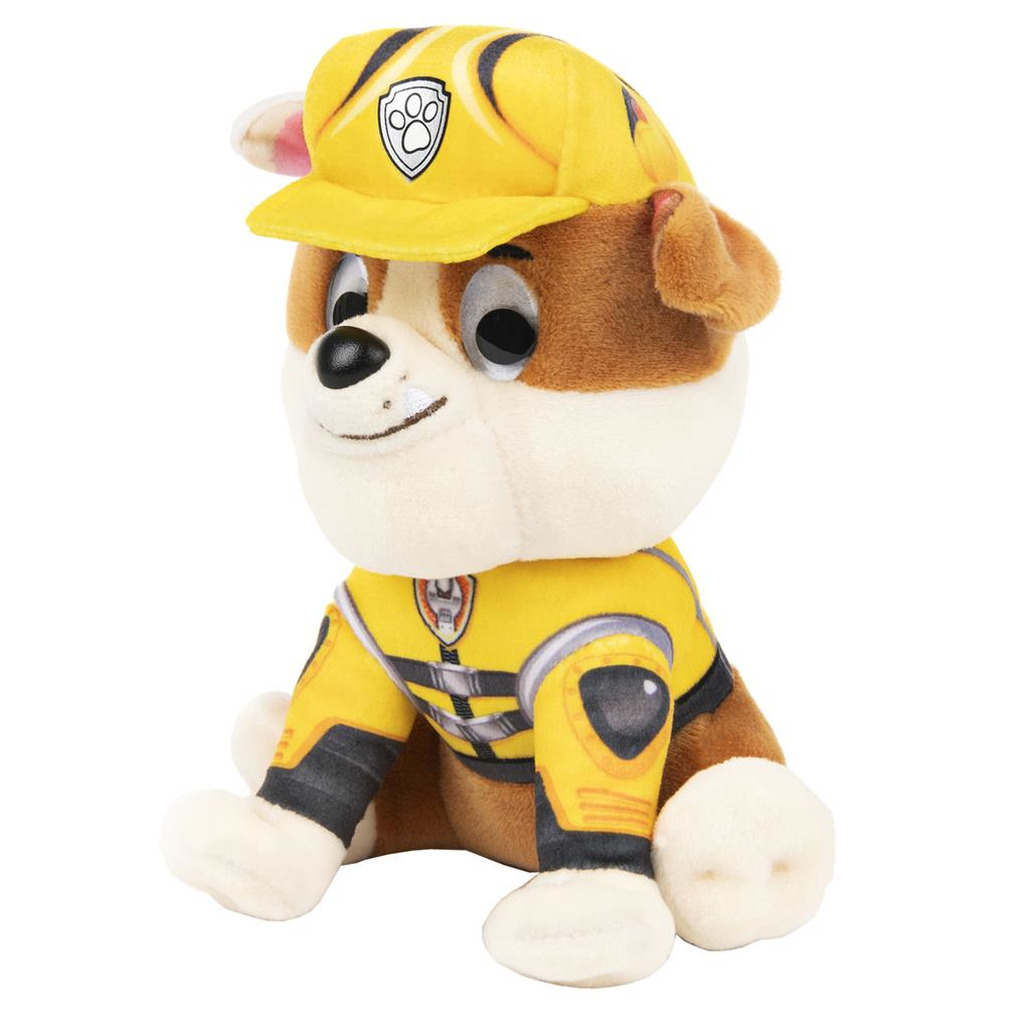 Paw Patrol pluche knuffel van Rubble 15 cm -